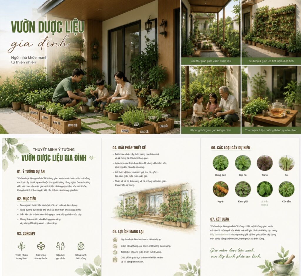 Vườn Dược Liệu Gia Đình